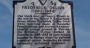 Frederick Delius marker